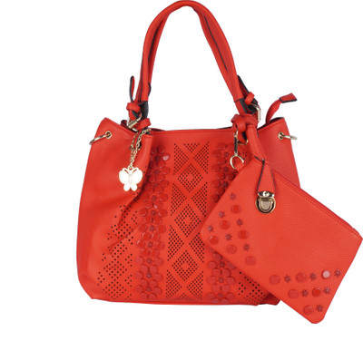 

Butterflies Hand-held Bag(Red)