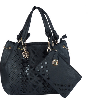 

Butterflies Hand-held Bag(Black)