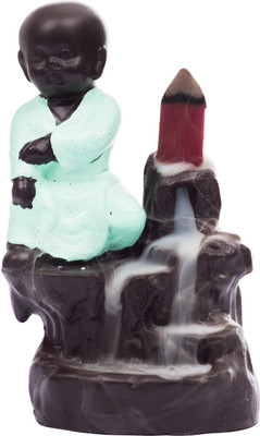 

eCraftIndia Polyresin Incense Holder(Green)