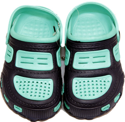 

PU ASSMA Boys & Girls Sling Back Clogs(Light Green, Sea green;black