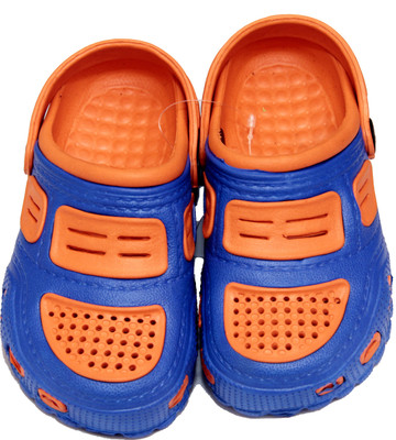 

PU ASSMA Boys & Girls Sling Back Clogs(Orange, Blue;orange