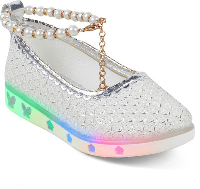 

KITTENS Girls Slip on Ballerinas(White