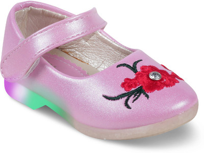 

KITTENS Girls Velcro Ballerinas(Pink