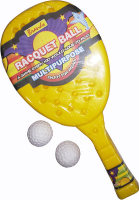

Instabuyz sporty happy time badminton for kids. safe and sturdy can be played indoor as well as outdoor with 2 balls Badminton Kit