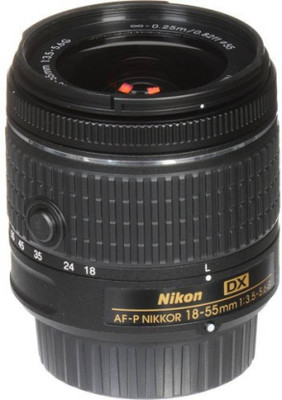

Nikon AF-P 18-55 mm F/3.5-5.6G VR Lense Lens(Black, 18mm)