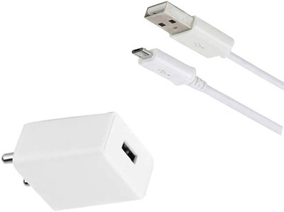 DAKRON Wall Charger Accessory Combo for Panasonic Eluga I7(White)
