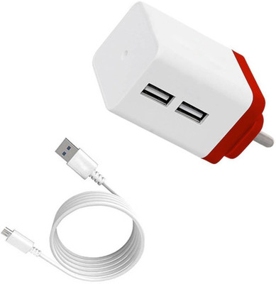 DAKRON Wall Charger Accessory Combo for VIVO Y71(White)