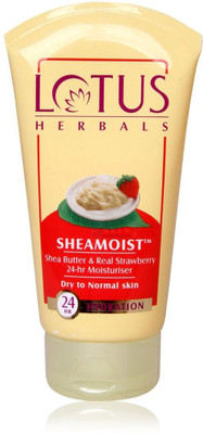 

Lotus Herbals Sheamoist Shea Butter and Real Strawberry 24 Hr Moisture(60 g)