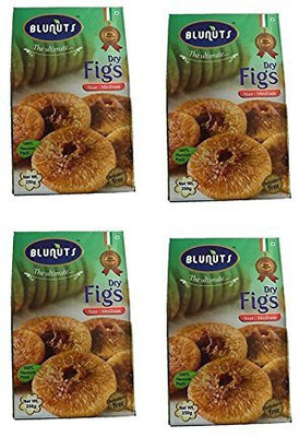 BLUNUTS MEDIUM SIZE FIGS (SOFT AND SWEET) 1 KG PACK OF 4 Figs(1000 g, Vacuum Pack)