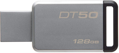 Kingston DT50 128 GB Pen Drive(Grey)