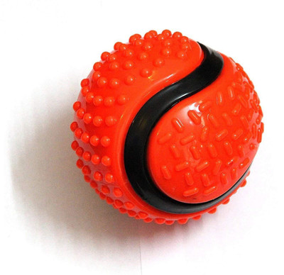

Foodie Puppies Aggressive Chewers - Extra Durable - Nearly Indestructible Big Rubber Ball Toy for Adult Dogs (Color May Vary) Rubber Fetch Toy, Chew Toy For Dog