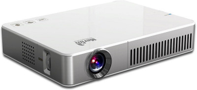 

Merlin 3D Projector Android 500 lm DLP Corded & Cordless Mobiles Portable Projector(White)