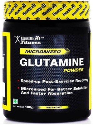 

HealthVit Glutamine Powder - 100 g (Unflavored) Glutamine(100 g, Unflavored)