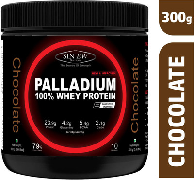 

Sinew Nutrition Palladium Whey Protein with Digestive Enzymes, 300 grm (Chocolate) Whey Protein(300 g, Chocolate)