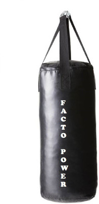 

FACTO POWER Regular 6.5 Feet Long, SRF - STANDARD Material, Black Color, Unfilled with Hanging Straip Hanging Bag(6.5, 78 kg)