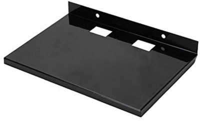 Digionics Metal Wall Mount Set Top Box/ DTH Stand Iron Wall Shelf(Number of Shelves - 1, Black)