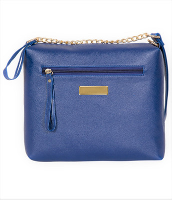 

ADISA Women Casual Blue PU Sling Bag