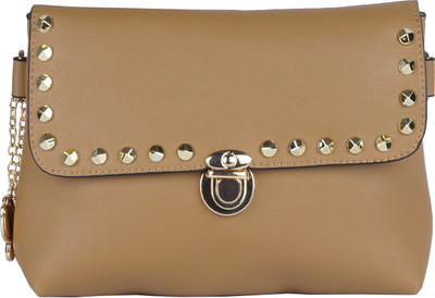 

Butterflies Women Casual Brown PU Sling Bag