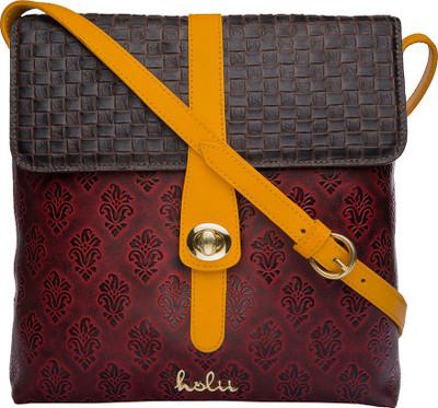 

Holii Women Casual Multicolor Genuine Leather Sling Bag