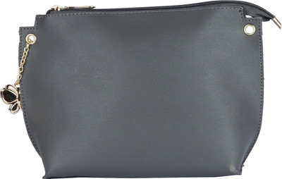 

Butterflies Women Casual Grey PU Sling Bag