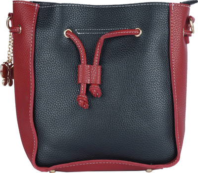 

Butterflies Women Casual Black, Red PU Sling Bag