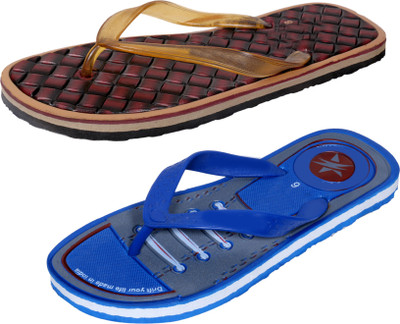 

IndiWeaves StepCare Light Weight and Comfortable House Slippers, Multicolor