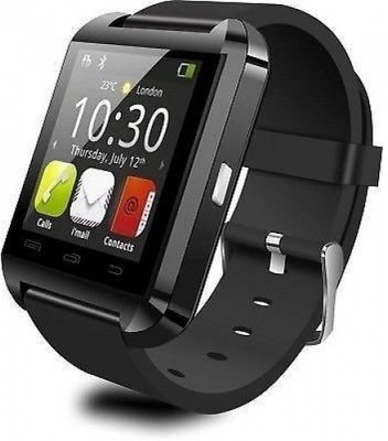 

UFIT UFIT U8 Black Smart watch with Dial A Call Feature Smartwatch(Black Strap Free Size)