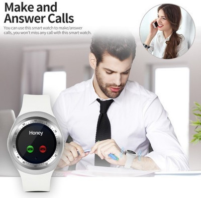 

UFIT UFIT Y1 White Smart watch Smartwatch(White Strap Free Size)