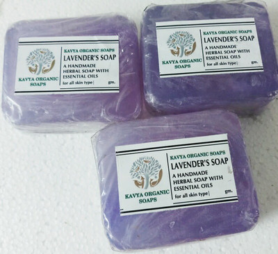 

Kavya Organic Soap Kavya Lavendrer Soap(100 g, Pack of 3)