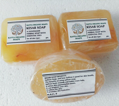 

Kavya Organic Soap Kavya KESAR (Saffron)Soap(100 g, Pack of 3)