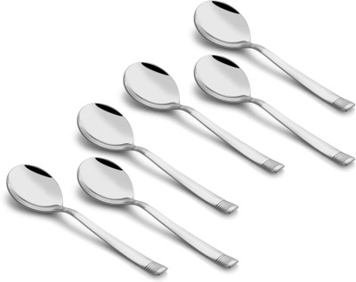 

Shapes lynex Stainless Steel Soup Spoon Set(Pack of 12)