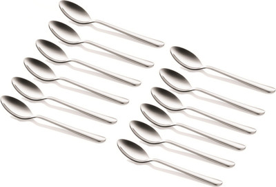 

Shapes gravity Stainless Steel Dessert Spoon Set(Pack of 12)
