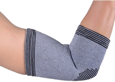 Leosportz (1 pair) Of Breathable Elbow Support Elbow Protector Elbow Support(Grey)