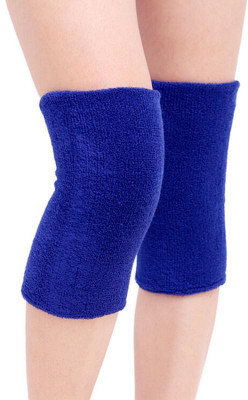 

Leosportz Towel Knee support , Knee cap,knee support (1 pair) Knee Support (, Blue