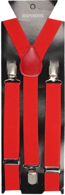 

RedDiamond Y- Back Suspenders for Men(Red)