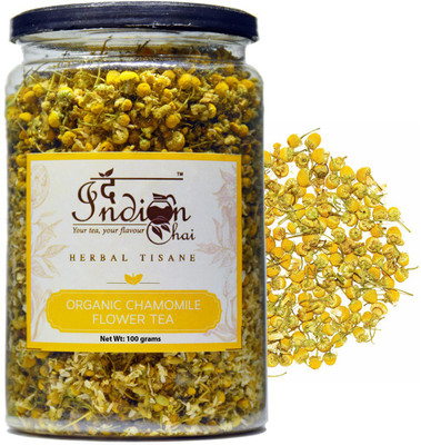 

The Indian Chai Organic Chamomile Herbal Tea Chamomile Herbal Infusion(100 g, Vacuum Pack)
