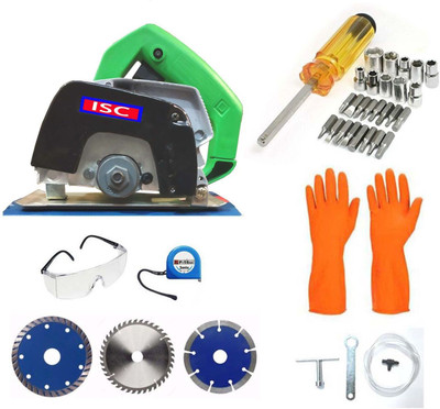 ISC Premium Quality Multipurpose Cutting Machine For Wood/ Marble/ Tile/ Granite/ Metal Cutting With Combo Handheld Tile Cutter(1200 W)