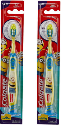 

Colgate Kids (5+ years) Minions (Pack of 2) Extra Soft Toothbrush(Pack of 2)
