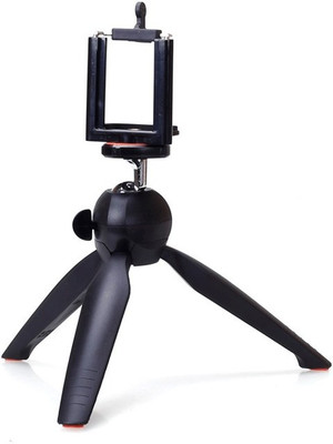 

DIVYE Mini Tripod+Phone Holder Clip Desktop Tripod For SLR/Digital Camera phone DV Gopro Tripod(Black, Supports Up to 300 g)