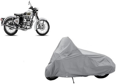 ELECTRIBLES Two Wheeler Cover for Royal Enfield(Thunderbird 350, Silver)