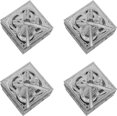 

Fully Jewellery Box for Multipurpose Use, Home Decoration Items, Best Gift Purposes for Girls and Women, Set Of 4, Silver multipurpose Vanity Box(Silver)