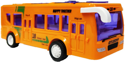 

Emob Battery Operated Orange Luxury Model Bus Toy with Light & Sound Effect(Multicolor)