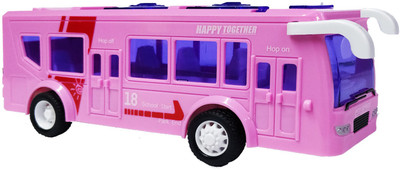 

Emob Battery Operated Pink Luxury Model Bus Toy with Light & Sound Effect(Multicolor)