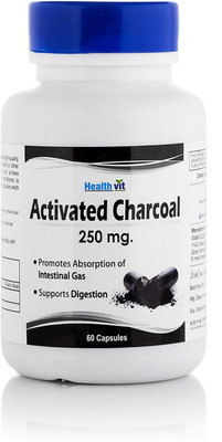 

HealthVit Activated Charcoal 250 mg (Pack of 4)(60 No)