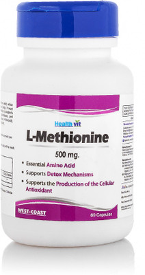 

HealthVit L-Methionine 500 mg 60 Capsules(60 No)