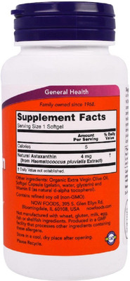 Now Foods Astaxanthin,(90 No)