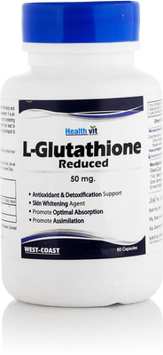

HealthVit L-Glutathione 50 mg 60 Capsules(60 No)