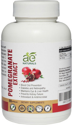 

Ae Naturals Pomegranate Extract Capsules For Heart 90 Caps(90 No)