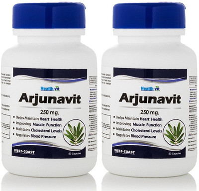 

HealthVit Arjunavit Arjuna Powder 250 mg (Pack of 2)(60 No)