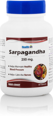 

HealthVit Sarpagandha 250 mg 60 Capsules(60 No)